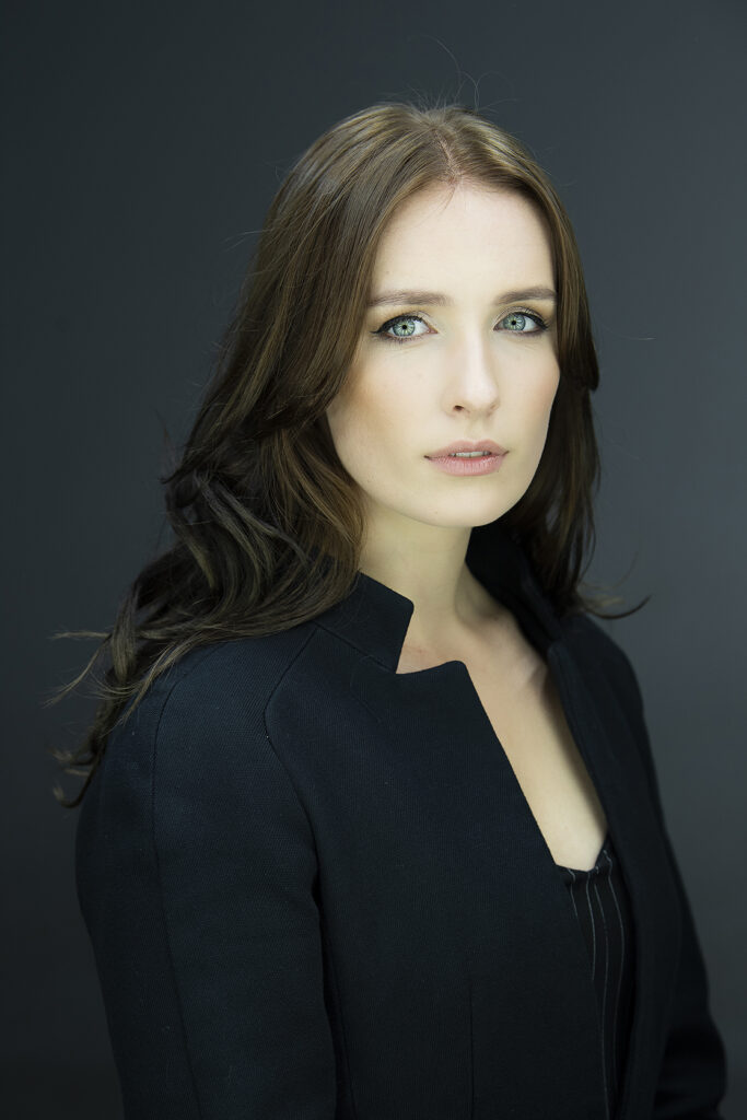 Corporate Headshots Professional Female LinkedIn portrait by Kevin Mark Pass makeup by Storm Pass Makeup